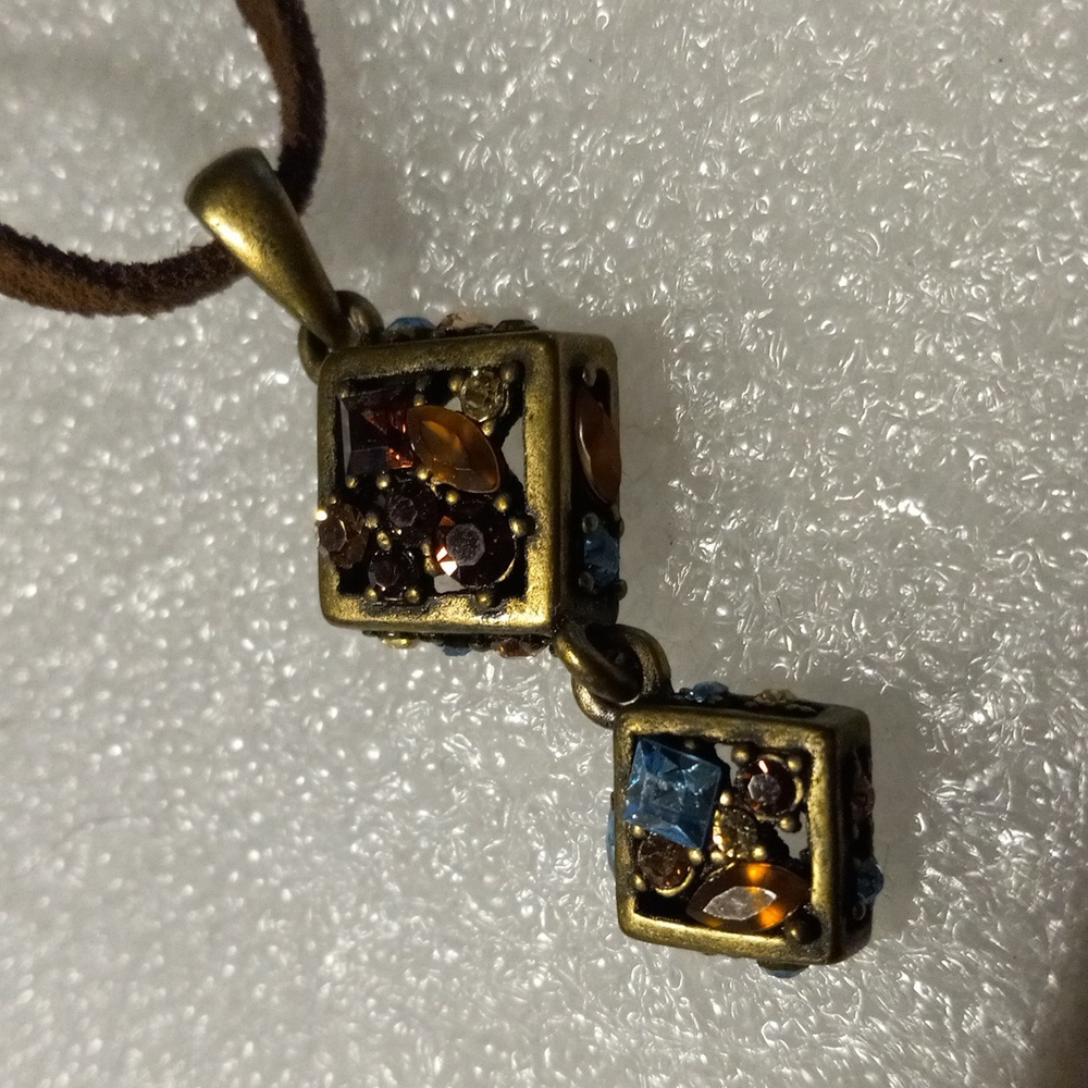 Lia Sophia "Fossil" necklace.